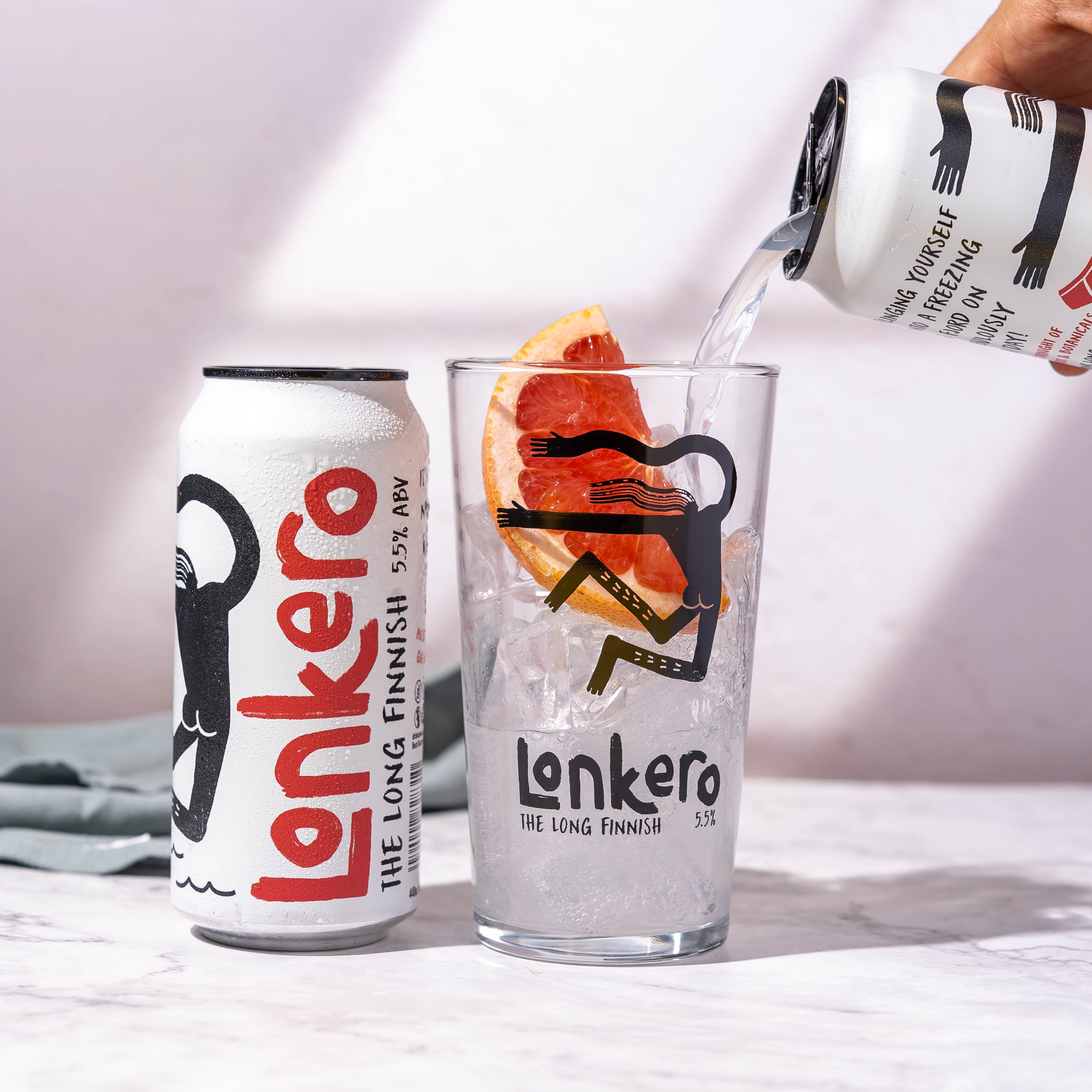 Raspberry Longero Lonkero Big Box (12x440ml) – Crisp & Refreshing Finnish Long Drink
